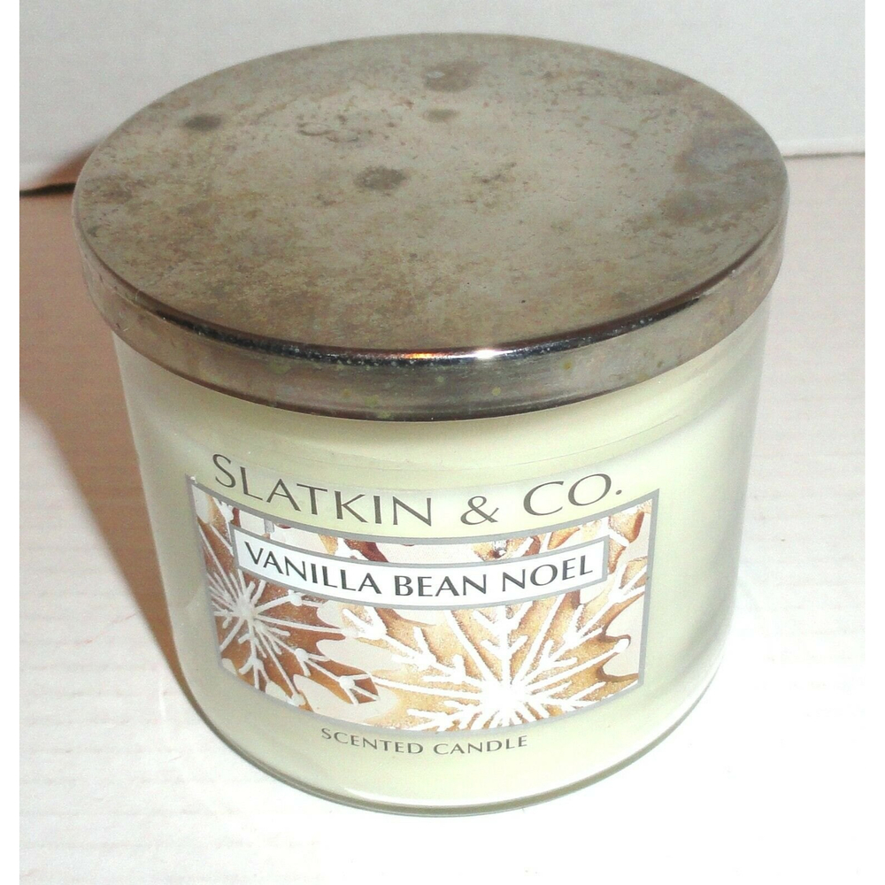 Slatkin & Co. Vanilla Bean Noel 3-Wick Scented Candle 14.5 oz